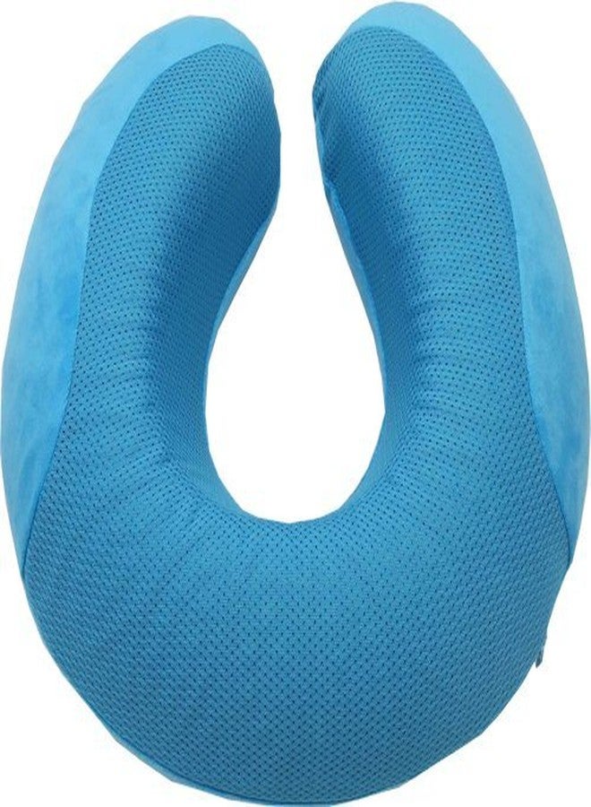 Viaggi Blue Memory Foam Pillow with Cool Gel Travel Pillow (VIA0072) - Image 5